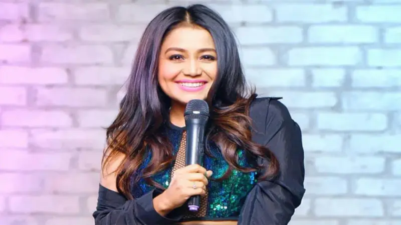 Neha Kakkar, famous Indian playback singer known for Bollywood hits like Kala Chashma, Dilbar, and O Saki Saki.