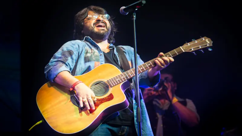 Pritam, renowned Indian music composer and playback singer, known for creating blockbuster Bollywood soundtracks.