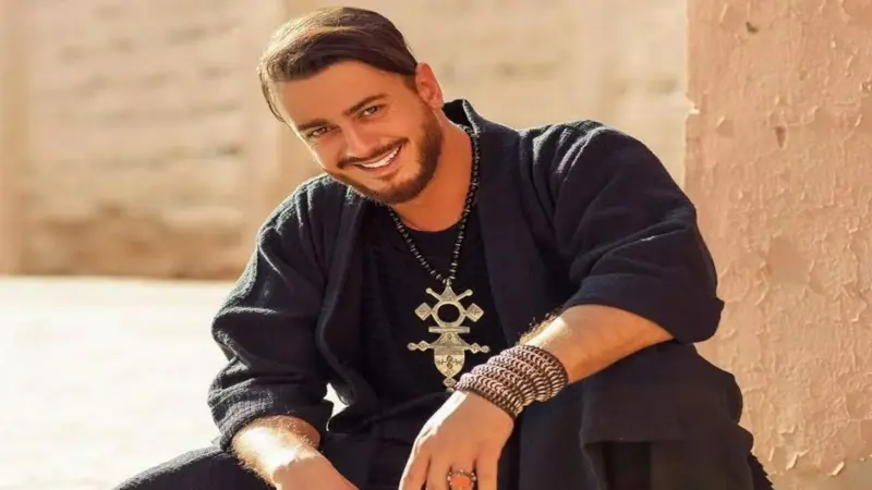 Saad Lamjarred, Moroccan singer, songwriter, and pop sensation, famous for blending Arabic and Western music styles.